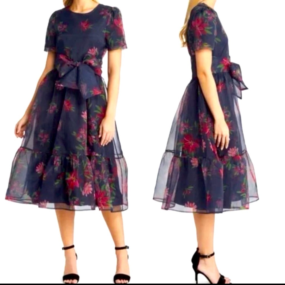 RARE Rachel Parcell Floral Midi Dress XS
